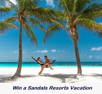win Sandals Hotel Vacation Sweepstakes- 