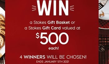 Stokes Stores Contest: Win $750 Transformer Table gift card & $750 Stokes gift card. 