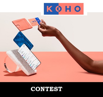 KOHO Canada Contest new Giveaways