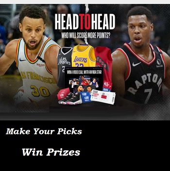 NBA Head To Head Contest: Win Trip & Tickets to NBA Game