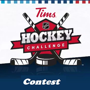 Tim Hortons Rewards Download the app and enter to win points by playing NHL Hockey Challenge Giveaway 