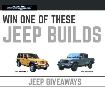 Northridge4x4.com Giveaway: Win 2021 Jeep Wrangler & Jeep Gladiator 