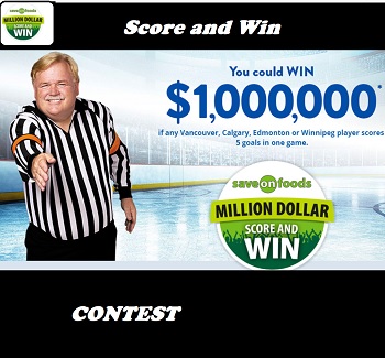 Save On Foods Contest: Score And Win Hockey MILLION DOLLARS