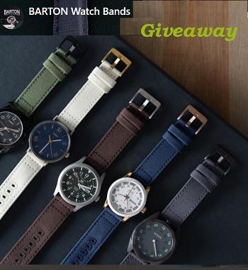 Barton Watch Bands Contests for Canada & US Watch Giveaway