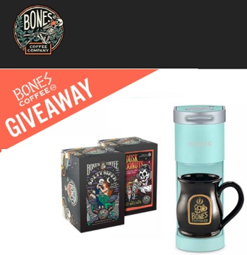 BonesCoffee Giveaway: Win Keurig K-Brewer & Free Coffee Sample
