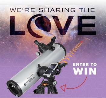 Celestron Sweepstakes Canada & US #CelestronLove Telescope Giveaway
