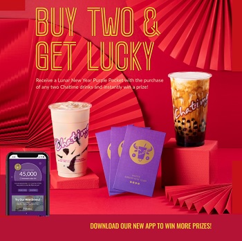 Chatime Lunar New Year Contest: Win $1,000 & Instant Prizes