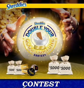 Shreddies Find Doubleshreddies.ca Contest: Win $10,000 & Prizes