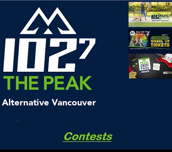 102.7 The Peak FM VIp Contests , Listen to win