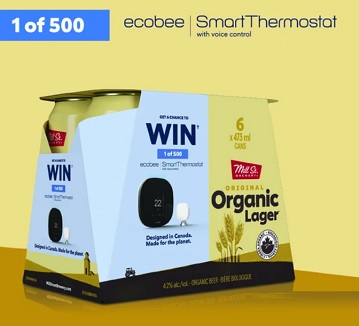 Mill Street Brewery Contest: Win EcoBee Smart Home Thermostat, 