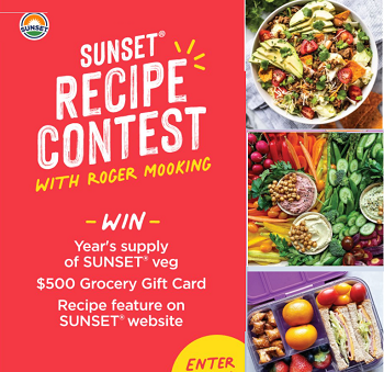 SUNSET Recipe Contest: Win $500 Gift Card & Sunset Produce For Year