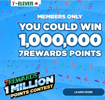 7 Eleven7  Rewards App Scan to Win 1 Million Points Giveaway