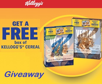 Kelloggs Free Cereal CA Giveaway