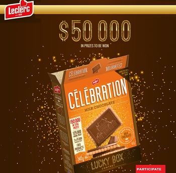 LeClerc ca Lucky Box Contest: Win $55,000 in Prizes