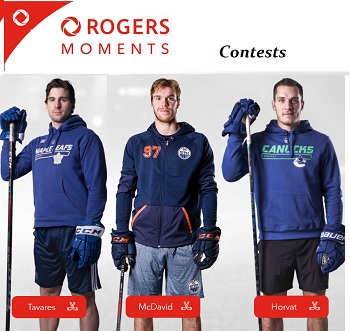 Rogers Moments Hockey Contest 
Win  NHL Prise Giveaway