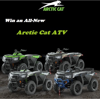 Arctic Cat ATV Contests for Canada & US Arctic Cat Off Road Alterra 600 ATV Experience Giveaway 