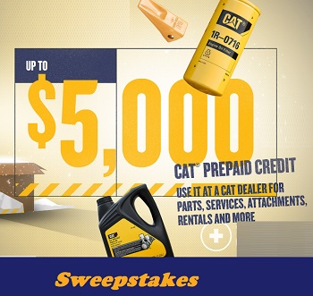 CAT.com Sweepstakes: Win $5,000 Cat Credit & Monthly Prizes