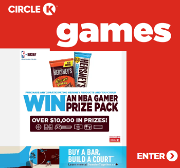 Circle K Games: Win NBA Gamer Prize Pack & Instant Prizes