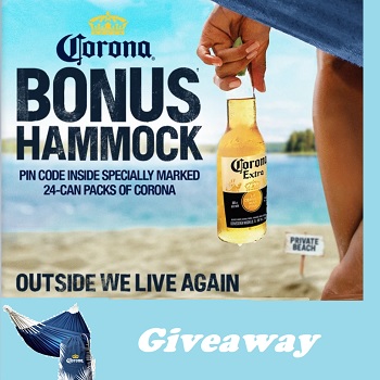 CoronaExtra Beer: Free Hammock Giveaway  at CoronaExtra.ca/Hammock