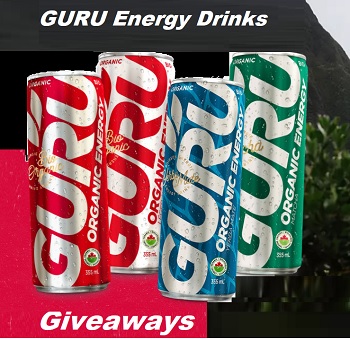 Guru Energy Drinks Contests for Canada GURU Goodness Giveaway