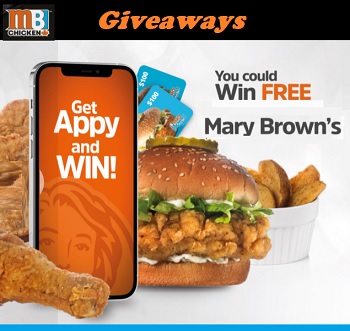 Mary Brown's Chicken Contests  Win Chicken Dinner and gift card Prize Giveaways