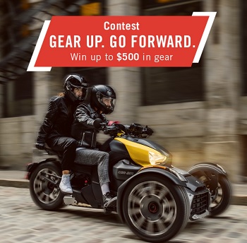 Can Am On Road Contest for Canada & US free gear Giveaway