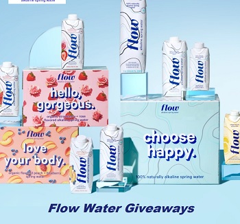 Flowhydration Contests for Canada 2021 Flow Alkaline Water Beautiful summer giveaway 