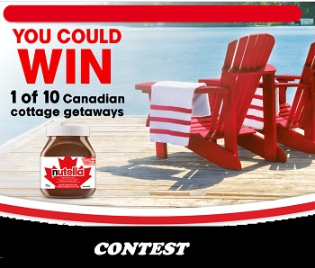 Nutella Contest: Win a Canadian Cottage Vacation ($25,000)