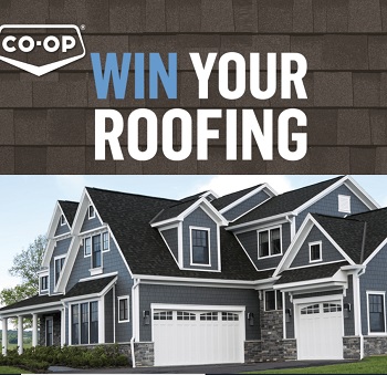 Co Op Home Contest WIN YOUR ROOFING ($5,000), roof.cooppromotions.com