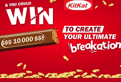 Kit Kat Canada Contest Win $10,000  Breakations Giveaway prizes