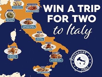 Barilla Pasta Contest: Win Trip to Italy for Two