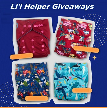 Lil Helper Cloth Diapers Sweepstakes for Canada & US  Giveaways