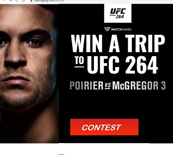 Watch Gang Sweepstakes: Win UFC 264 Trip to Las Vegas  & Ticket Giveaway