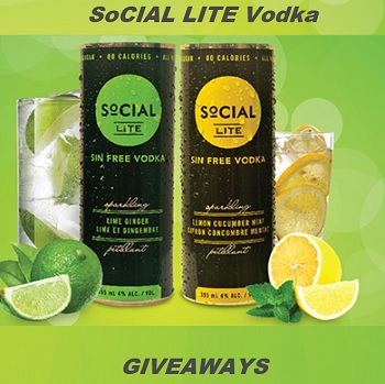 SoCIAL LITE Vodka Contests win new giveaway
