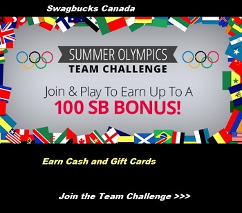Swagbucks Team Challenge: Summer Olympics Win 100 SB Up Rebate