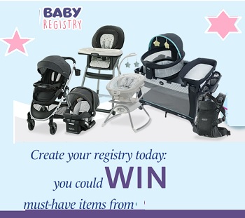 Babies r us Registry Contest: Win Free Baby Items, free registry swag bag