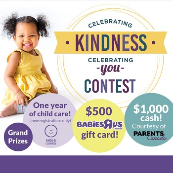Kids and Company Canada Contest 2021 Celebrating Kindness, Celebrating You!