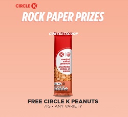 I won Free Peanut pack from Rock Paper Prizes, 