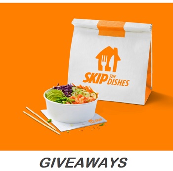 Skip the Dishes Contest:  WIN $100 gift cards skipthedishes.com