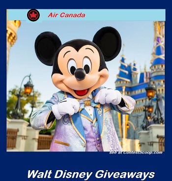 Air Canada Disney Contest: Win Trip to Walt Disney World Resort in Florida