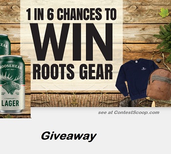 Moosehead Ca Canadian Gear Contest: Win Roots Instant Prizes. enter pin codes at Moosehead.ca/wincanadiangear Promotion Dates