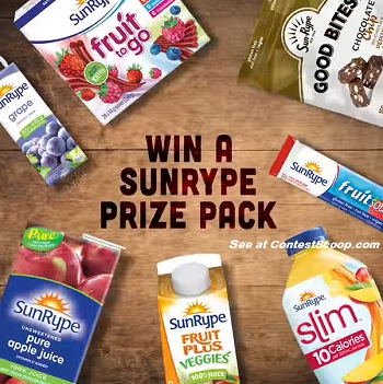 SunRype Contest: Win a SunRype prize pack.