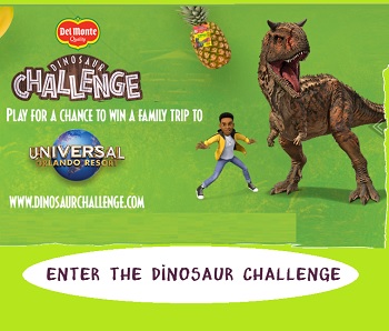 Del Monte Fresh Play Dinosaur Challenge: Win family Trip to Orlando