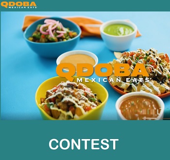 Qdoba Mexican Eatery Win Restaurant Gift cars and Free Meal Giveaways
