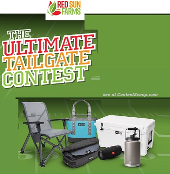 Red Sun Farms Contests for Canada &US 2021 Ultimate tailgate Giveaway