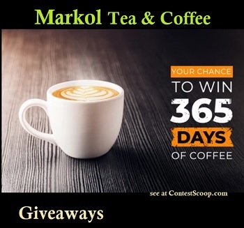Markcol Ontario, Canada Contests, Free Tea & Coffee Giveaways at www.contestscoop.com
