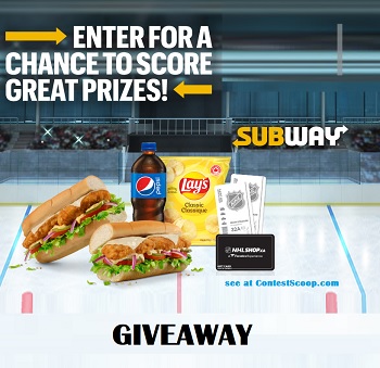 Subway Canada Pepsi Contest PepsiScore2Win Giveaway