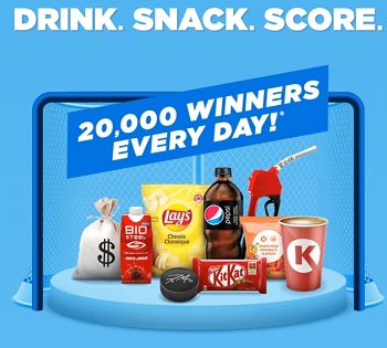 Circlekgames.ca Play DRINK SNACK SCORE NHL to Win Instant Prizes
