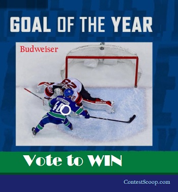 Canucks Budweiser Goal Of The Year Contest: