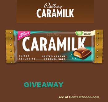 cadbury Caramilk Giveaway caramilksalted.ca  Free CARAMILK SALTED CARAMEL Bars PRE-RELEASE  see at www.contestscoop.com
